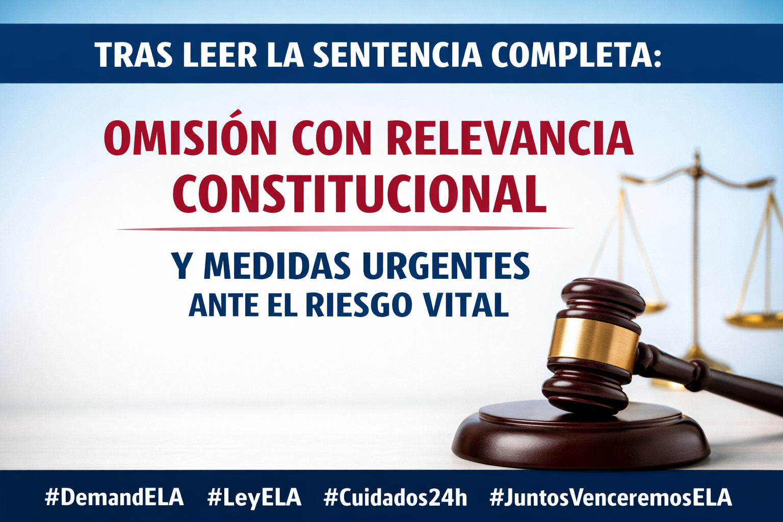 Sentencia completa: la justicia es aún más clara con la ELA